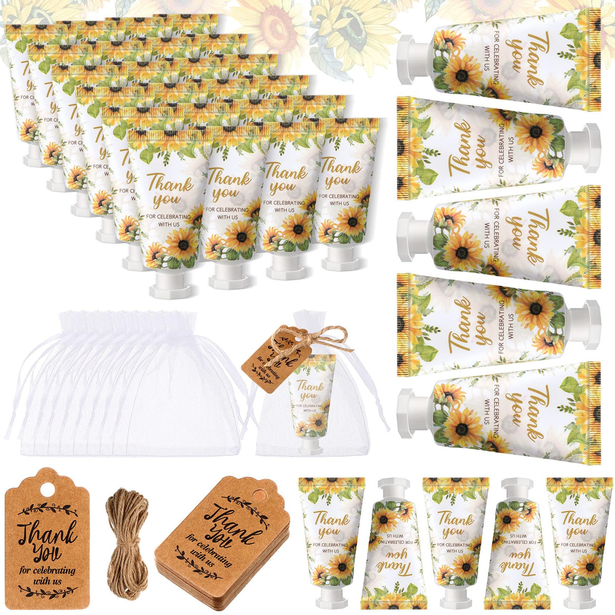 Dansib 48 Sets Baby Shower Hand Cream Wedding Hand Cream Gifts Baby Sh