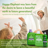 Happy Elephant Liquid Laundry Bundle - Laundry Detergent & Fabric Softener, Ultra Concentrated, Eco Friendly, Stain Remover, Fresh Linen, High Efficient, 64 loads - White Tea and Fig (2 x 64 fl oz)