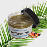 100% Pure Raw Batana Oil Organically Sourced from Honduras for Natural Hair Growth and Thickness. Simple Treatment, Honest Results with Consistent Use for Men and Women - 4.05 fl oz, Brown