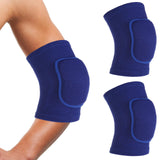 COMNICO Arm Brace Pads Elbow Protector Strap Pair, Breathable Anti-Collision Sponge Tendonitis Fitness Volleyball Basketball Tennis Golfers Knee Support Band for Kids Men Women Elderly