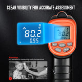 SURLABA Infrared Thermometer, Digital Temperature Gun with Patented Circular Laser, Non-Contact Laser Thermometer Gun for Cooking/Ovens/Home Repairs, -58℉~1022℉ (-50℃-550℃), Not for Use on Humans