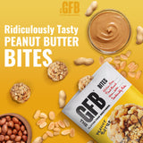 The Gluten Free Brothers Peanut Butter Bites - Gluten Free Protein Balls – Non GMO, Soy Free, Vegan – Snack Size Plant Based Protein Energy Balls, 4 oz (6 Count)