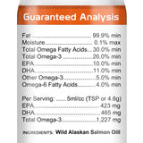 StrellaLab 32 OZ Salmon Oil for Dogs - Omega 3 Fish Oil for Dogs & Cats, Itch & Allergy Relief, Wild Alaskan Salmon Oil Dogs Skin & Coat, Dog Fish Oil Liquid, Shedding Supplement EPA & DHA Fatty Acids