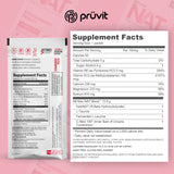 PRÜVIT Keto//OS NAT Strawberry Peach Keto Supplements – Caffeine Free - Exogenous Ketones - BHB Salts Ketogenic Supplement for Workout Energy Boost for Men and Women (20 Count)