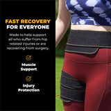 CopperJoint Hip Support Brace for Sciatica Pain Relief , Help Circulation - Hip Flexor Compression Wrap & Sciatic Nerve Brace for Comfort & Recovery - Hip Flexor Brace