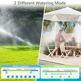 Diivoo WiFi Sprinkler Timer 3 Zone, Smart Water Hose Timer Compatible with Alexa and Google, Remote Control Irrigation Timer, Automatic Manual Watering, Rain Delay, for Garden, Yards and Lawns