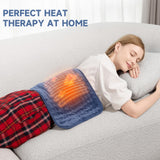 Heating Pad for Back Pain Cramps Relief, ZUODUN Electric Heating Pads for Neck/Shoulder/Leg with Auto Shut Off Large, 6 Heat Settings & Moist Heat Options, Christmas Gifts for Women, Men, Mom, Dad
