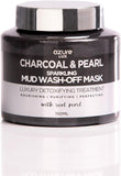 AZURE LUX Charcoal & Pearl Sparkling Wash-Off Mask Luxury Detoxifying Treatment