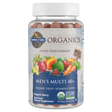 Garden of Life Organics Men 40+ Gummy Vitamins - Berry - Certified Organic, Non-GMO, Vegan, Kosher Complete Multi - Methyl B12, C & D3 - Gluten, Soy & Dairy Free, 120 Real Fruit Gummies