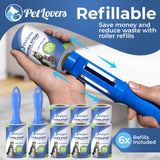 PetLovers Extra Sticky Lint Roller Mega Value Set 720 Sheets for Pet Hair Removal, Dog and Cat Lint Remover 8 Pack