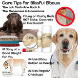 The Blissful Dog Elbow Butter, Moisturizer For Dry, Cracked Elbow Calluses, Versatile Dog Balm, Lick-Safe Elbow Balm for Dogs, 2.25 oz.