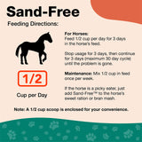 NaturVet Sand Free Horse Powder Supplement – Supports Healthy Intestinal Function, Sand Removal from Ventral Colon – Includes Psyllium Husk, Apple Flavoring – 15 lbs.