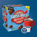 Swiss Miss Milk Chocolate Hot Cocoa, Single-Serve Keurig K-Cup Pods, Hot Chocolate, 44 Count