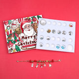 Christmas Advent Calendar Bracelet 24 Days Christmas Countdown Calendar Bracelets Set DIY Jewelry Making Kit 2024 Christmas New Year Birthday Gift