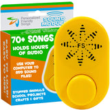 Friendly Songs Sound Module - The 2 Hr Voice Recorder for Stuffed Animals can Hold 70+ Songs in The Voice Box for Personalized Stuffed Animals and Custom Plush Teddy Bears with Voice Recordings