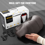 MagicMakers Neck Massager with Heat Gifts for Women, Men, Dad, Mom, Family, Friend, Mothers Day, Fathers Day, Christmas, Shiatsu Kneading Back Neck Massager for Shoulder, Pain Relief, Muscle Soreness