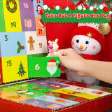 2024 Christmas Advent Calendar Five Night Figures Toys for Kids, 24-Days Christmas Countdown Calendar Gift Horror Game Action Figures Set, Movable Joints Collectible Toys Set for Boy Girl