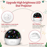 3 in 1 Christmas Projector Night Light Indoor, Snowflake Night Light for Room Decor, Kids Star Projector Night Light, Xmas Birthday Gift Toy