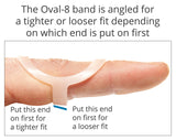 3-Point Products Oval-8 Finger Splints, Support and Protection for Arthritis, Trigger Finger or Thumb, and Other Finger Conditions Size 9 (Pack of 5)