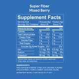 Bellway Super Fiber Supplement Powder (4 Pack) - Psyllium Husk Powder, Sugar Free, Vegan, Gluten Free, Mixed Berry, 288 Servings