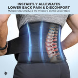 Back Brace for Lower Back Pain Women, Thin Lumbar Back Support Belt, Herniated Disc & Lower Back Pain Relief, Adjustable Back Brace For Women, Ideal For Heavy Lifting, Exercise, Workout Back Brace M