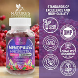 Menopause Probiotic for Women Gummy with Cranberry, 3 Billion CFU Natural Menopause Relief for Hot Flashes, Night Sweats, PH Balance, Vaginal Health, Immune Support, Probiotic Supplement - 120 Gummies