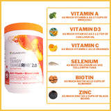 Youngevity Beyond Tangy Tangerine 2.0 Citrus Peach Fusion Multi-Vitamin & Mineral Complex - Made with Natural & Whole Foods | 8,000 ORAC