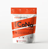 KetoSports New KetoCaNa GO (Fruit Punch) Single Serve Dietary Ketone Supplement for Physical and Mental Performance, Keto and Paleo-Friendly, Naturally Sweetened and Flavored 16 Stick Packs