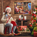 Advent Calendar 2024 Jigsaw Puzzles for Adult Kids, 24 Days Christmas Countdown Calendar, 1008 Pieces Jigsaw Puzzle Family Christmas Game, Christmas Gift Idea for Kids Teens Adult