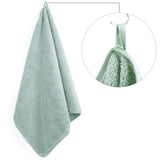 POLYTE Quick Dry Lint Free Microfibre Hand Towel, 40 x 76 cm, Set of 4 (Light Green)