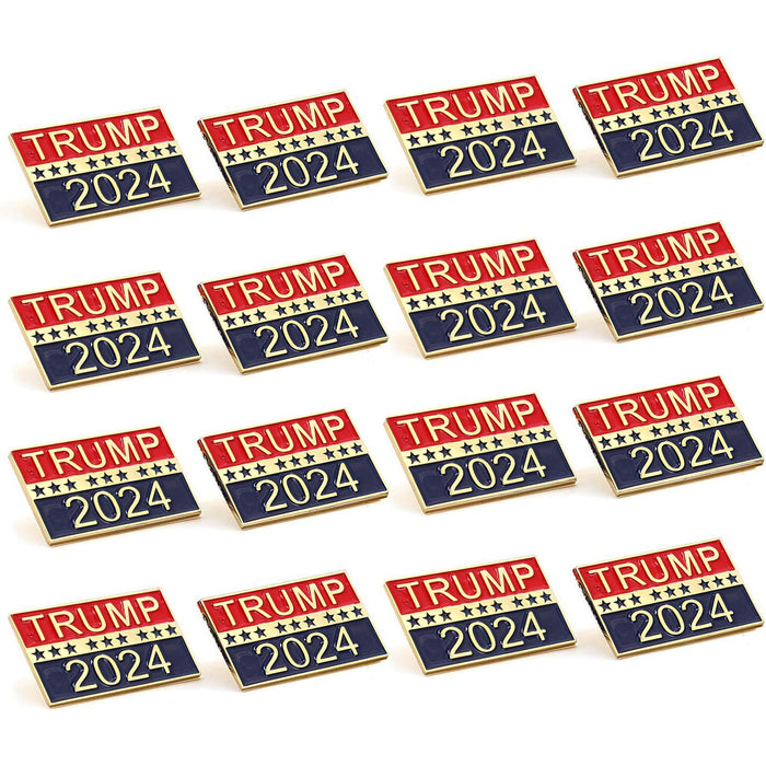 Show Your Support for Trump's 2024 Run with Trump Pins 2024 - Trump Lapel Pins for the 2024 President Election!