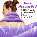 Microwave Heating pad for Neck and Shoulders Back 33 * 5" microwavable Moist Heat Pack Warm hot Compress Neck wrap Weighted Rice Bean Bag Reusable Herbal Nature Calming Portable 2 Pack