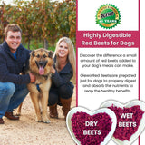 Olewo Red Beets for Dogs Granular – Natural Anti Itch for Dogs, Dog Food Topper, Immune, Cleansing, Skin & Coat Support, Dehydrated Whole Food Dog Multivitamin, Fiber for Dogs, 22 oz