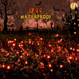 JMEXSUSS 250 LED Halloween String Lights, 91.5ft Orange Halloween Lights Outdoor Waterproof, 8 Lighting Modes Connectable Halloween Tree Lights for Yard Patio Party Halloween Christmas Decorations