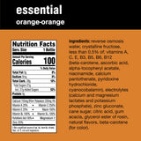 vitaminwater essential electrolyte enhanced water w/vitamins, orange-orange drinks, 20 fl oz, 12 Pack