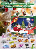 Advent Calendar 2021 for Kids, 24 Days Christmas Countdown Calendar with Instruction Trucks Police and Fire Cars Building Blocks, Toys Advent Calendars Best Cool Christmas Gifts for Kids Boys Teens