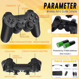 Wireless Retro Game Console - Retro Play Game Stick,Nostalgia Stick Game,9 Classic Emulators,4K HDMI Output,Plug and Play Video Game Stick Built in 20000+ Games with 2.4G Wireless Controllers(64G)