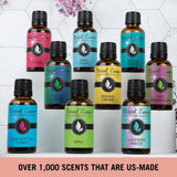 Earths Mystery - Gift Set of 6 Premium Fragrance Oils - Freesia Plumeria, Sweet Grass, Amberwood Moss, Adriatic Fig, Moroccan Argan Type, and Coral Reef - Eternal Essence Oils
