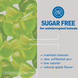 Herbtonics Keto Apple Cider Vinegar Gummies - Digestion & Detox Support - Sugar Free Keto BHB Advanced Formula for Metabolism Boost - Raw ACV with The Mother - 120 Apple Flavor Gummies (Pack 2)