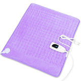 Heating Pad-Electric Heating Pads for Back,Neck,Abdomen,Moist Heated Pad for Shoulder,Knee,Hot Pad for Pain Relieve,Dry&Moist Heat & Auto Shut Off(Light Purple, 20''×24'')
