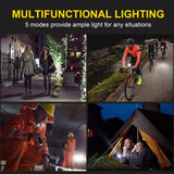 G700 Led Torch Rechargeable Super Bright Led Flashlight 2000 Lumen Handheld Torches for Camping Hiking Emergency