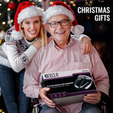 CXELZR Christmas Gifts for Women, Mom, Her, Wife, Fathers Day, Mothers Day, Birthday Gifts for Men, Dad, Husband, Him - Foot Massager Machine with Heat for Plantar Fasciitis, Diabetics