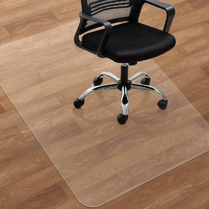 SHAREWIN Office Chair Mat for Hard Floors - 45''×53'',Heavy Duty Clear Wood/Tile Floor Protector PVC Transparent