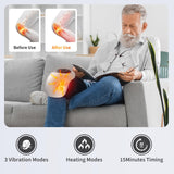 Binzls Cordless Knee Massager for Arthritis, Knee Treatment for Muscles Injuries and Swlling Stiff Joints