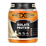 Body Fortress Super Advanced 100% Ultra-filtered Isolate Protein Powder, Vanilla, 60g Protein & 12g BCAAs Per 2 Scoops, Muscle Gain & Recovery, Immune Support with Vitamins C & D, 1.5lbs