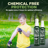 Deet-Free Insect & Mosquito Repellent Pack of 2 (8 oz) – Nice Smelling Insect Repellent with Lemongrass Oil Safe for Pets and Kids – Bug Spray for Mosquitoes, Gnats, Black Flies, and No-See-ums