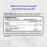 Naturalis Evening Primrose Oil (Cold Pressed) | 100% Natural from New Zealand | Non-GMO, Soy & Gluten Free, Zero Filler | 300 Mini-Softgels