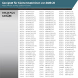 Kenekos - Mitnehmer geeignet für Bosch MUM4/MUM8 Küchenmaschine, ProfiMaxx 44, 45, 46, 47, MUZ8DS1, MUZ4DS2, MUZ4DS3, 00091027/091027, Quelle TurMix, Durchlaufschnitzler Flügel Antrieb Achse