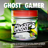 GHOST Gamer Energy and Focus Support Formula, Faze Clan Faze Up - 40 Servings - Nootropics & Natural Caffeine for Attention, Accuracy & Reaction Time - Sugar, Soy & Gluten Free, Vegan