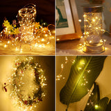 Dailyart Fairy Lights Plug in, 200 Led Fairy Lights with Remote 10Ft Fairy Lights with Timer 8 Modes Fairy Lights for Bedroom Wreath Party Window Wedding Christmas Tree Decoration,Warm White